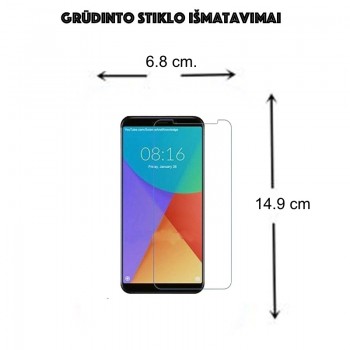 Apsauginis stikliukas telefonui (Mi A2) Apsauginis stikliukas telefonui (Mi A2)